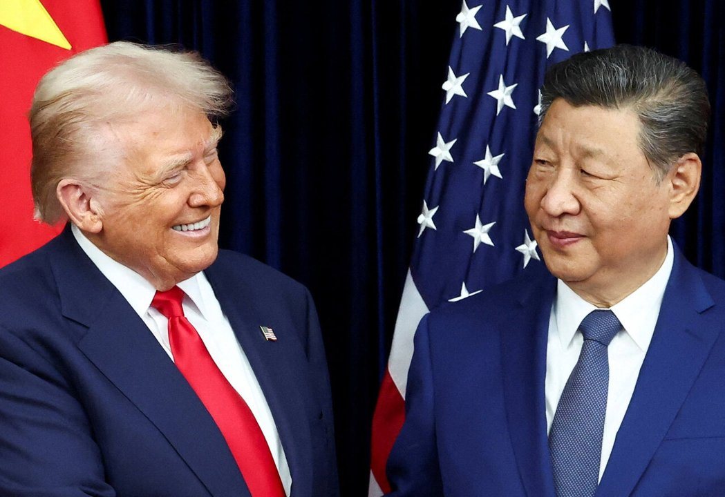 美國總統川普（左）預計下周訪問中國大陸，並與大陸國家主席習近平（右）舉行會談。（...