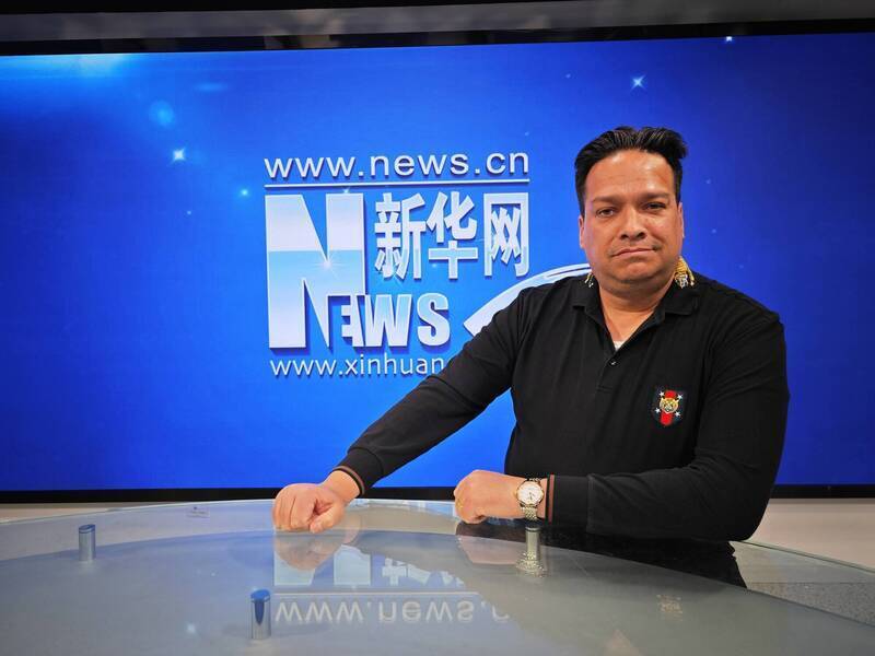曾任职中国官媒的美国记者托马斯．保肯二世。（图撷自脸书）