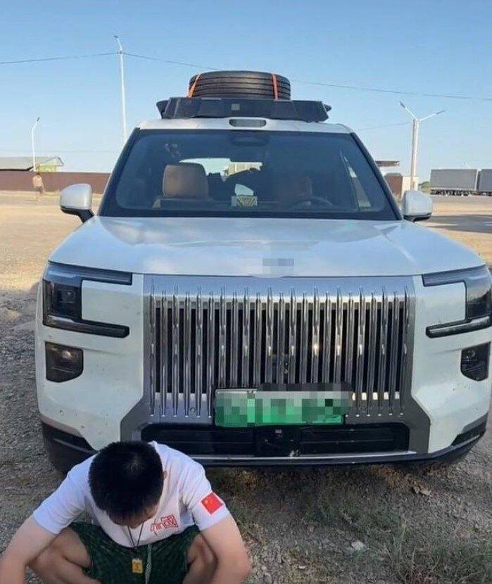 刘先生的新能源车被锁在海外。 (来自Cover News的采访) 刘先生的新能源车被锁在海外。 (来自Cover News的采访)